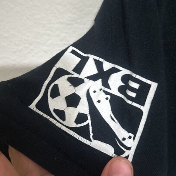 Bixel Mens Free Life Los Angeles Raiders Short Sleeve Cotton Shirt Size S - Picture 3 of 6